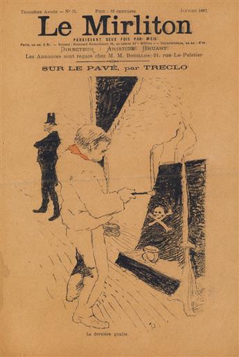 HENRI-GABRIEL IBELS (1867-1936) & HENRI DE TOULOUSE-LAUTREC (1864-1901). [ART NOUVEAU.] Group of 11 plates & 1 music sheet. 1887-1895.